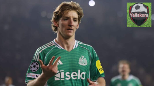 إيدي هاو مدرب نيوكاسل يتحدث في مؤتمر صحفي حول شائعات انتقال أنتوني جوردون لأرسنال.