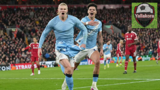 إيرلينج هالاند يفكر في الملعب مع شعار FPL