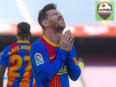 ليونيل ميسي وتشافي في برشلونة